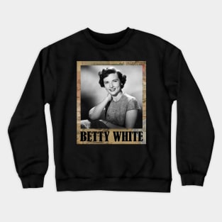 Betty White // Vintage Frame Crewneck Sweatshirt